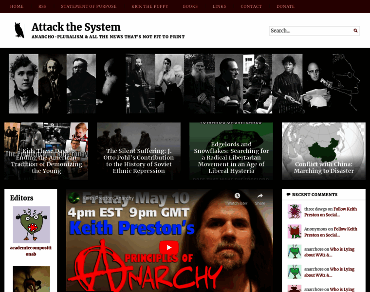 Attackthesystem.com thumbnail