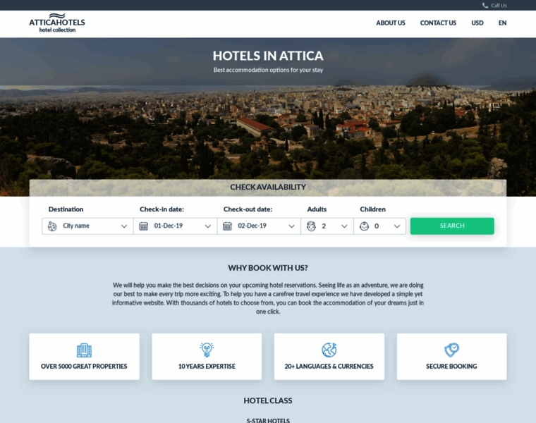 Attica-hotels.com thumbnail