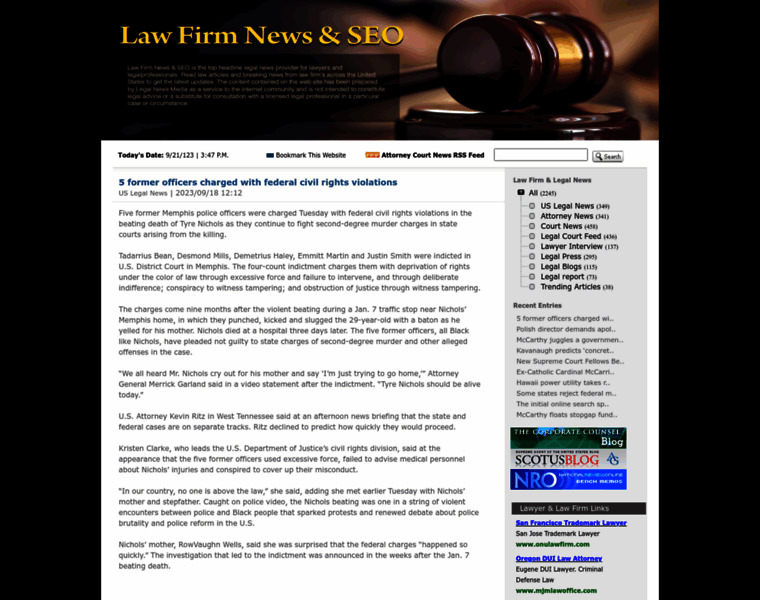Attorneycourtnews.com thumbnail