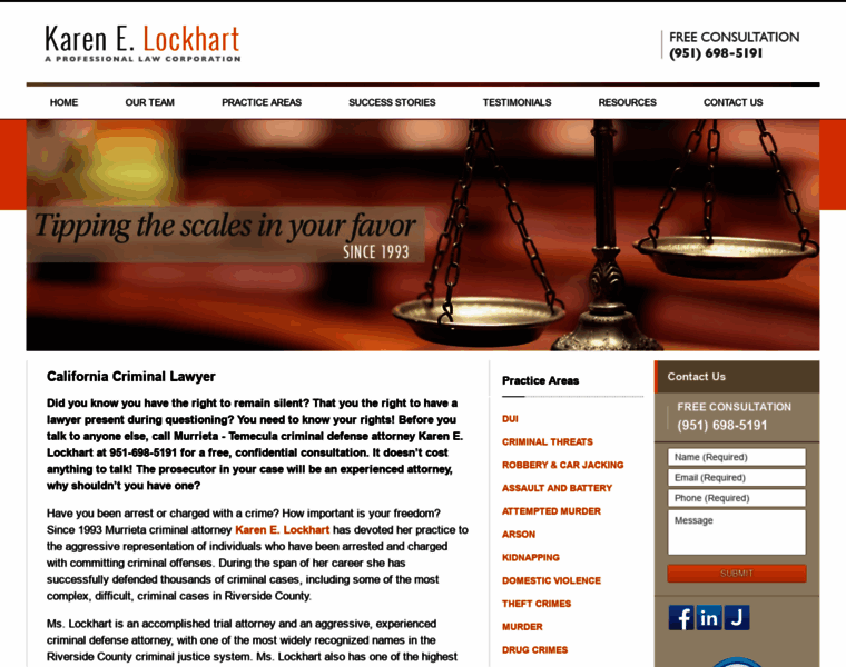 Attorneykarenlockhart.com thumbnail