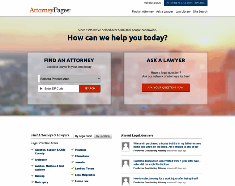 Attorneypages.com thumbnail