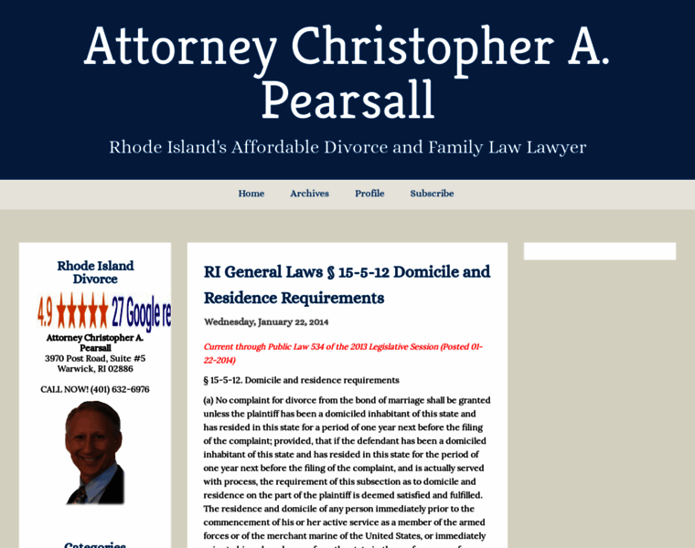 Attorneypearsall.com thumbnail