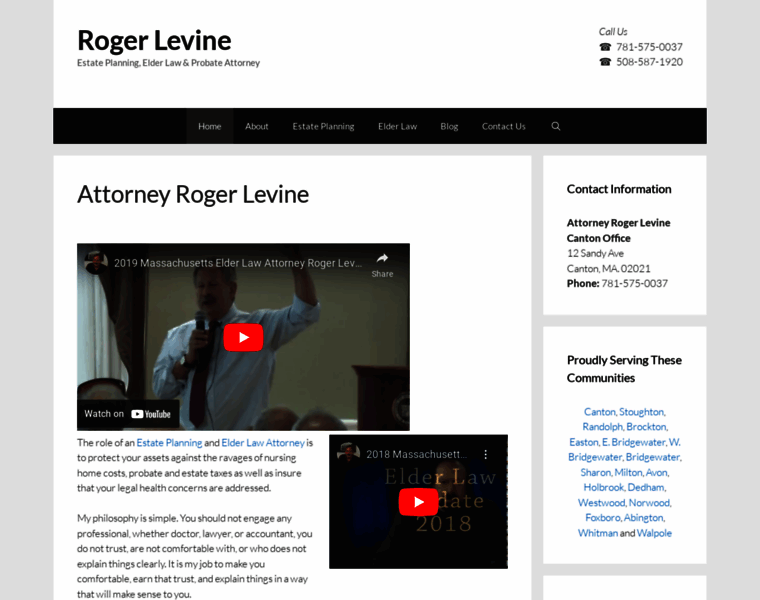 Attorneyrogerlevine.com thumbnail