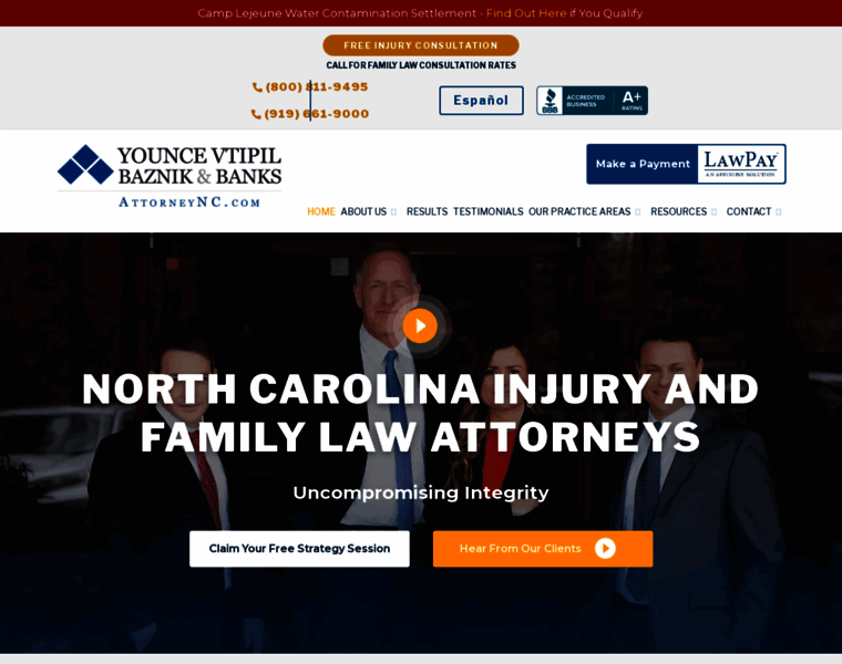 Attorneysnc.com thumbnail