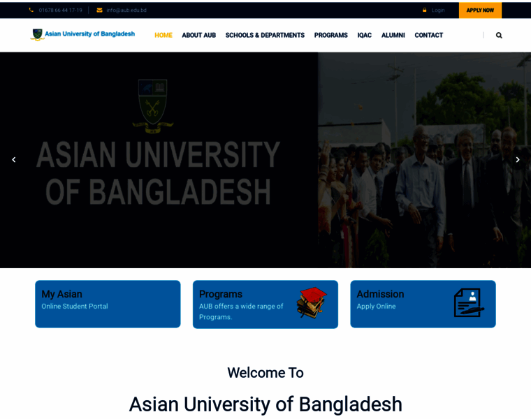 Aub.edu.bd thumbnail