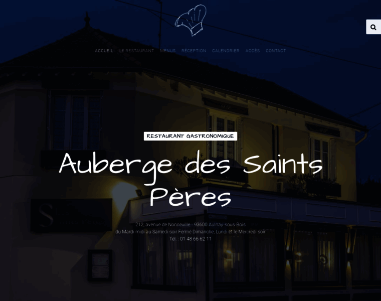 Auberge-des-saints-peres.com thumbnail