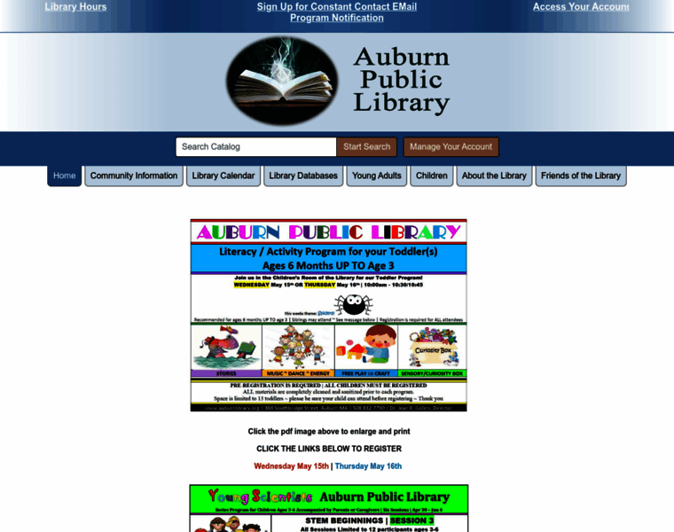 Auburnlibrary.org thumbnail