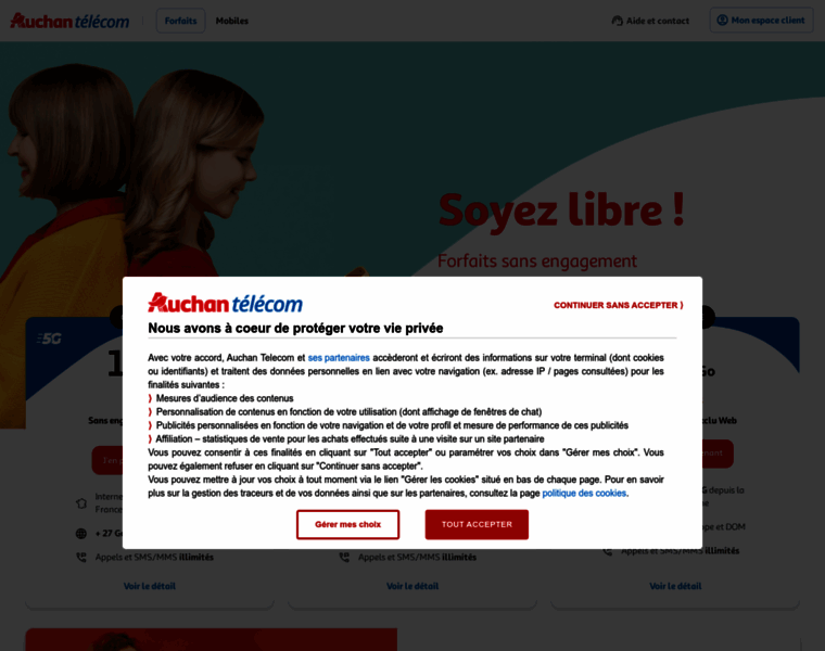 Auchantelecom.fr thumbnail