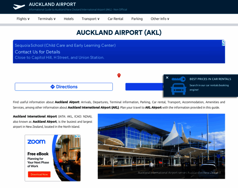 Auckland-airport.net thumbnail