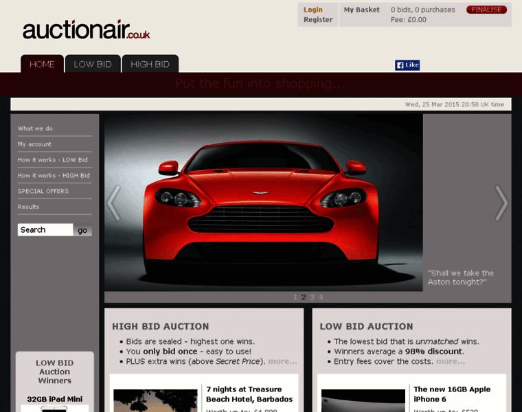 Auctionair.co.uk thumbnail