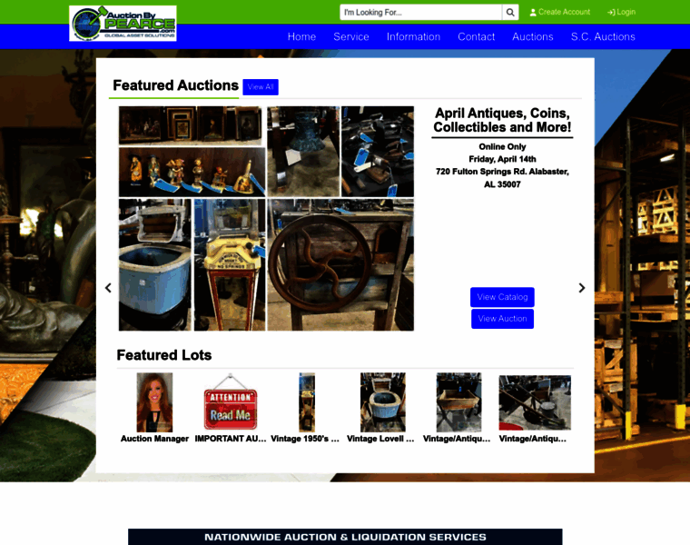 Auctionbypearce.com thumbnail