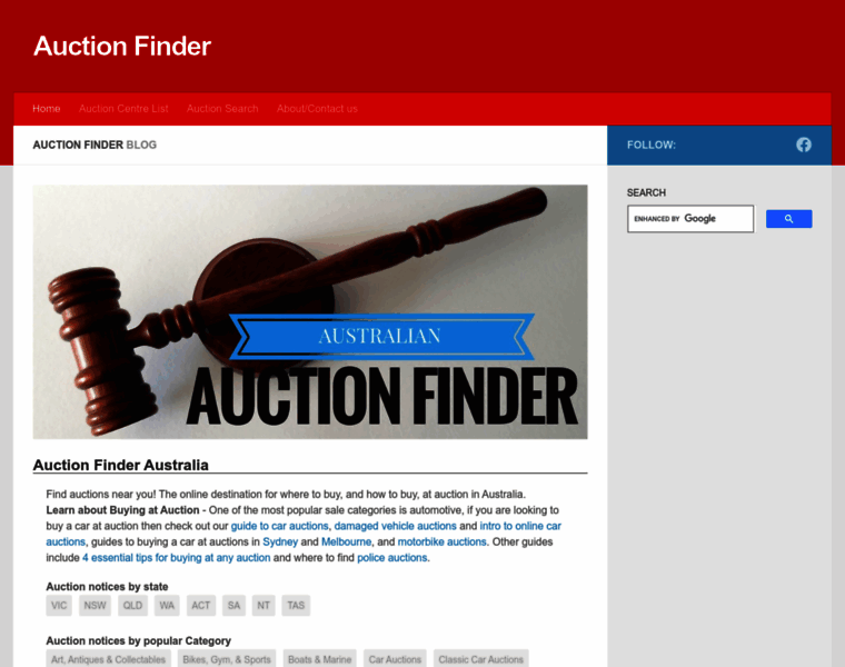 Auctionfinder.com.au thumbnail