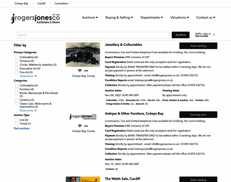 Auctions.rogersjones.co.uk thumbnail