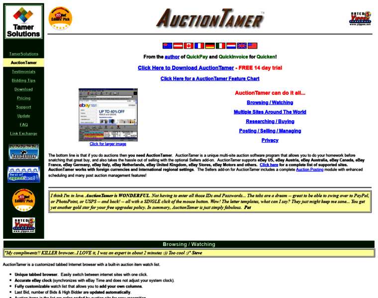 Auctiontamer.com thumbnail