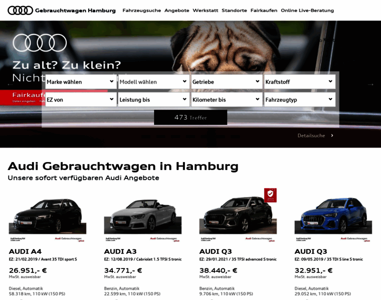 Audi-gebrauchtwagen-hamburg.de thumbnail