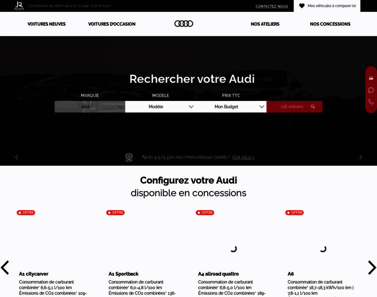 Audi.jeanrouyerautomobiles.fr thumbnail