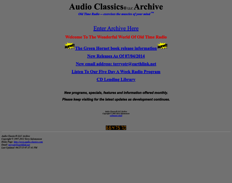 Audio-classics.com thumbnail