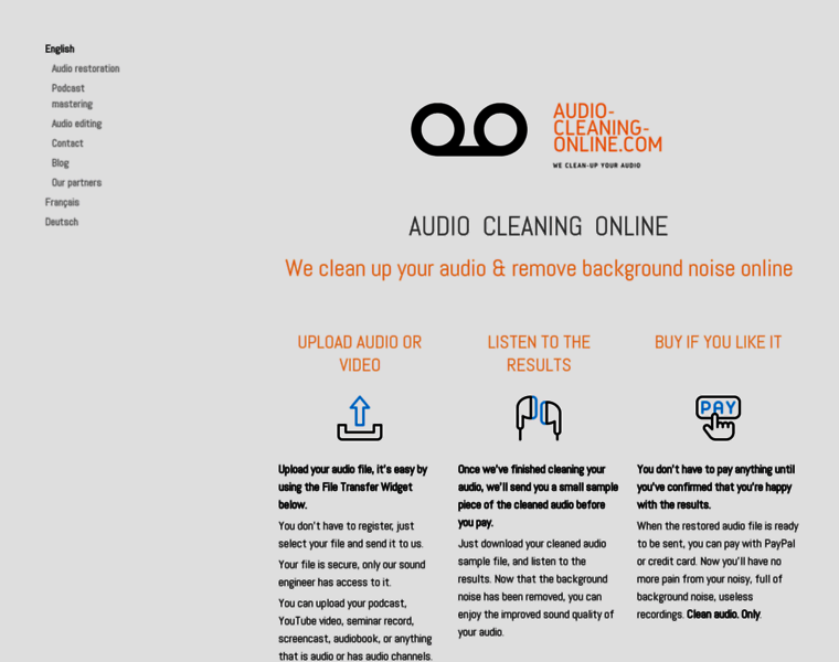 Audio-cleaning-online.com thumbnail