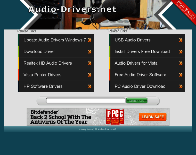 Audio-drivers.net thumbnail