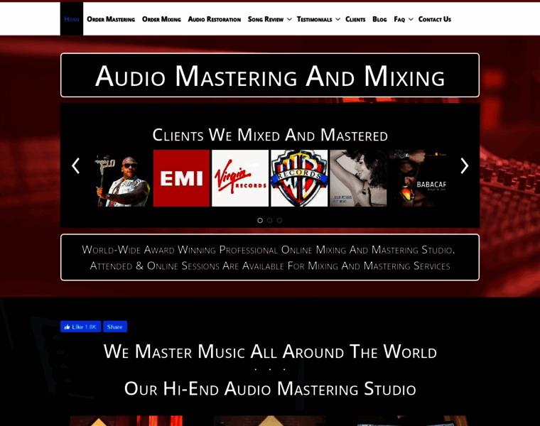 Audio-mastering-mixing.com thumbnail