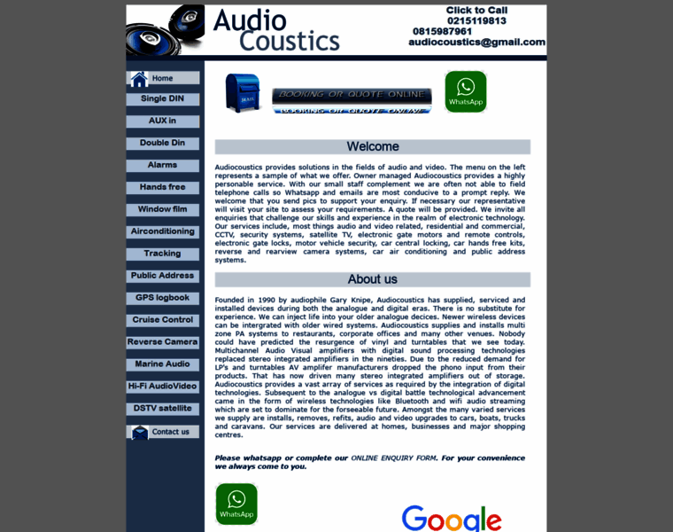 Audiocoustics.co.za thumbnail