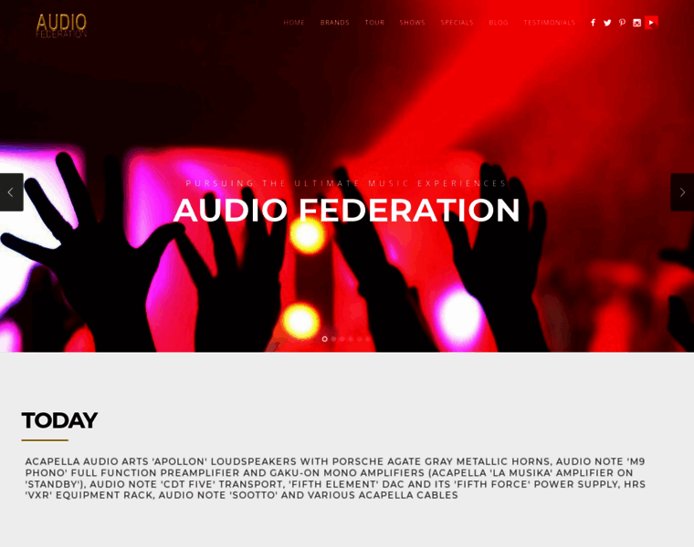 Audiofederation.com thumbnail