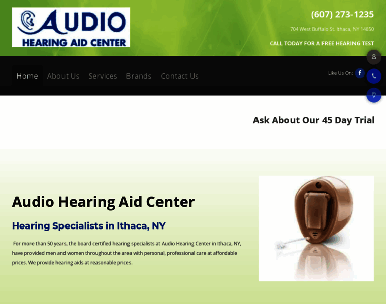 Audiohearingaidcenterithaca.com thumbnail