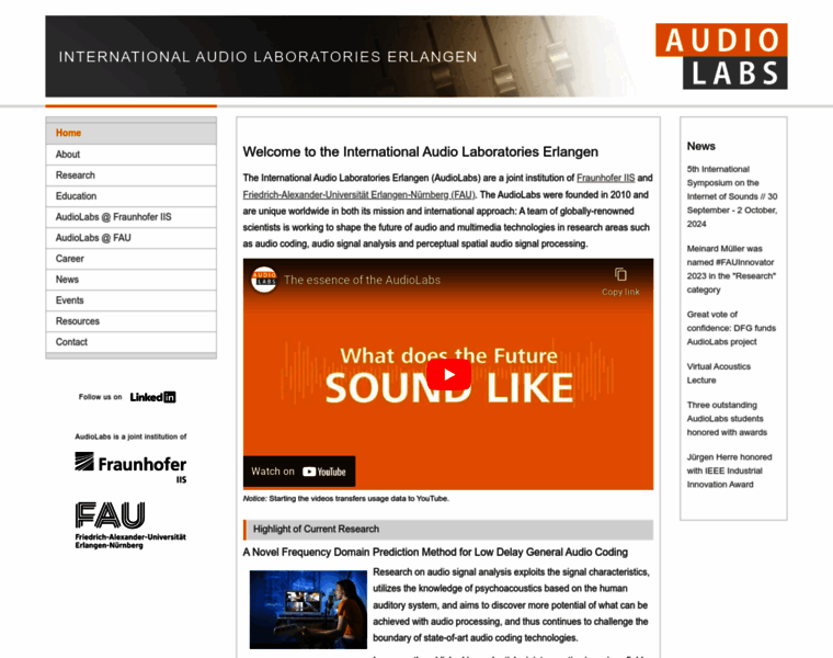 Audiolabs-erlangen.de thumbnail
