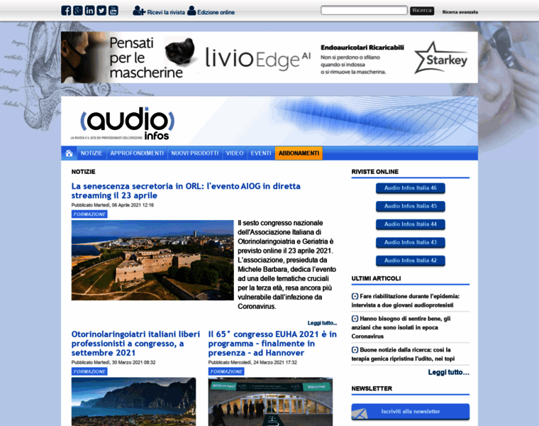 Audiology-infos.it thumbnail
