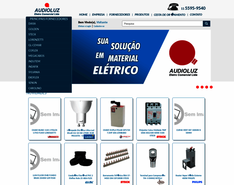 Audioluz.com.br thumbnail
