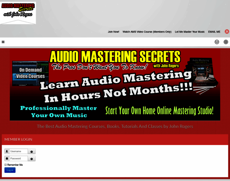 Audiomasteringsecrets.com thumbnail