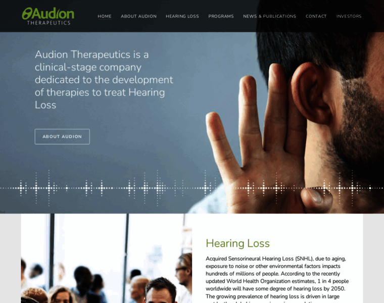 Audiontherapeutics.com thumbnail
