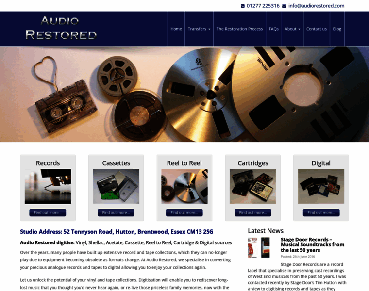 Audiorestored.com thumbnail
