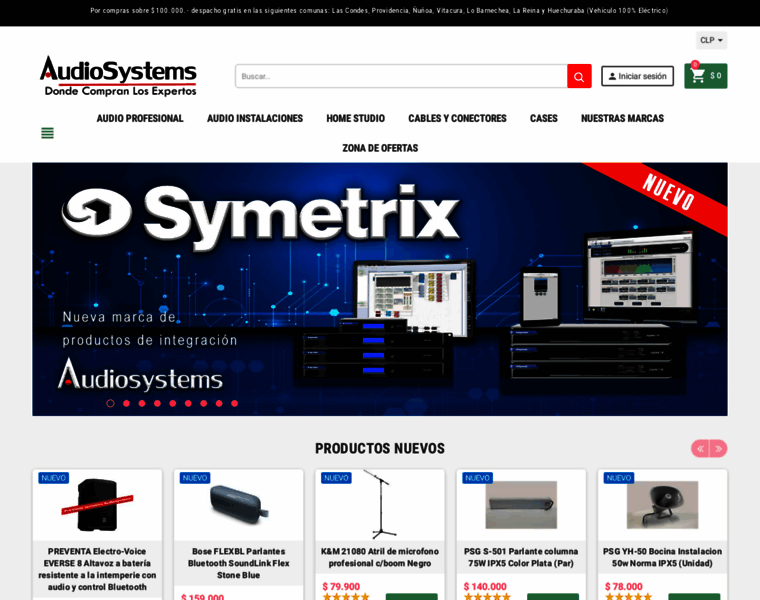 Audiosystems.cl thumbnail