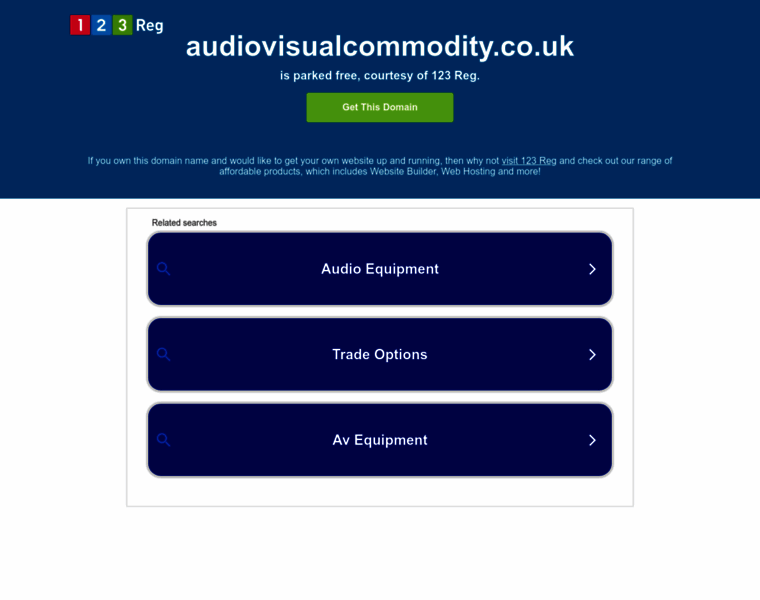 Audiovisualcommodity.co.uk thumbnail