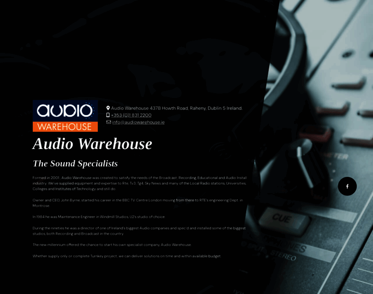 Audiowarehouse.ie thumbnail