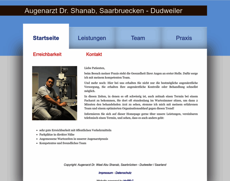 Augenarzt-dr-shanab.de thumbnail