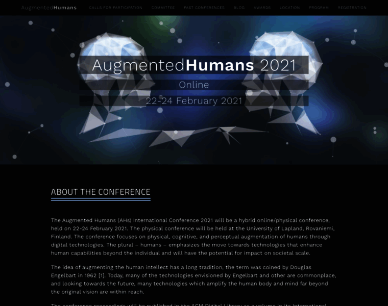 Augmented-humans.org thumbnail