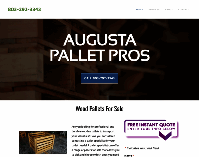 Augustapalletpros.com thumbnail