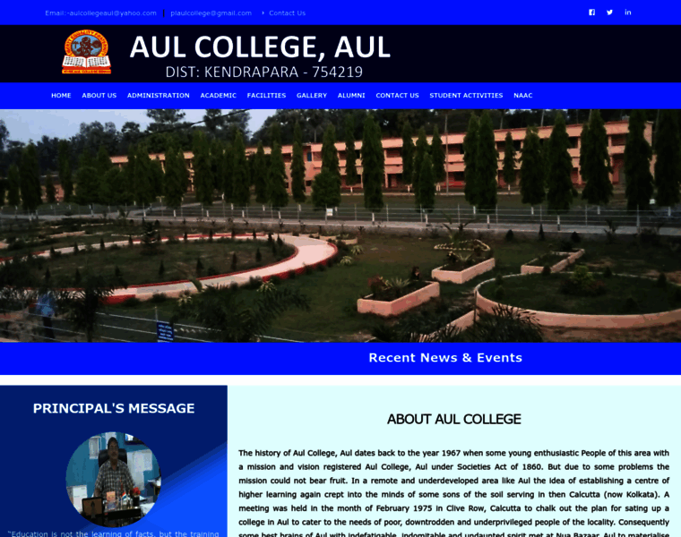 Aulcollege.org.in thumbnail