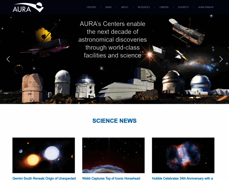 Aura-astronomy.org thumbnail