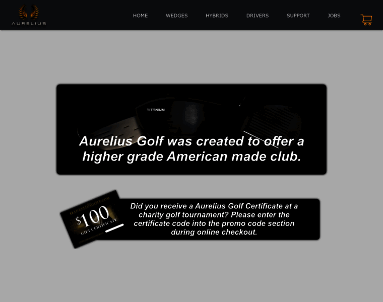 Aureliusgolf.com thumbnail