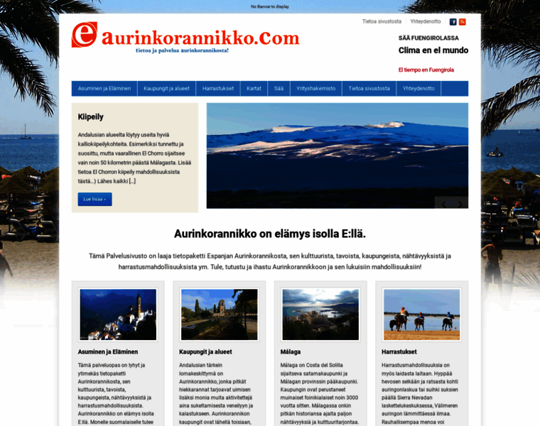 Aurinkorannikko.fi thumbnail