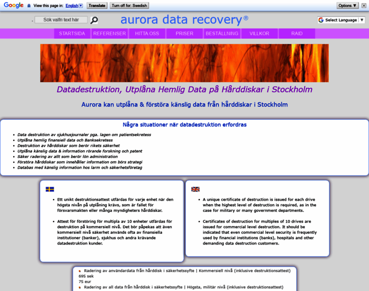 Aurora-data-destruction.com thumbnail