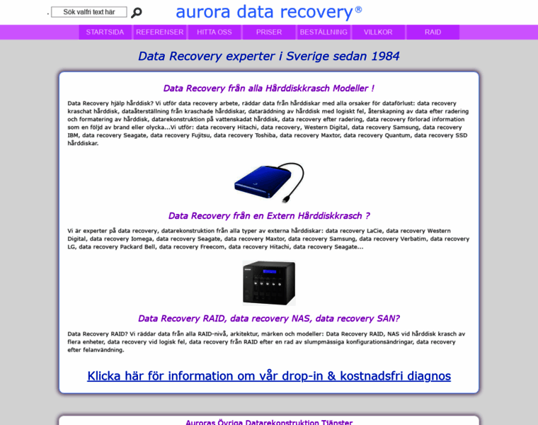Aurora-data-recovery.org thumbnail
