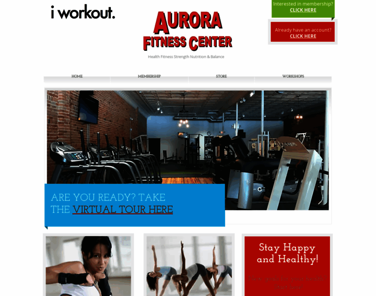 Aurorafitnesscenter.com thumbnail