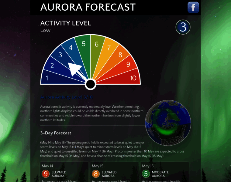 Auroraforecast.com thumbnail