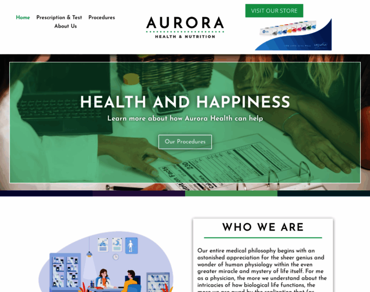 Aurorahealthandnutrition.com thumbnail