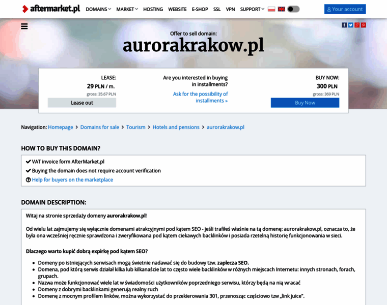 Aurorakrakow.pl thumbnail