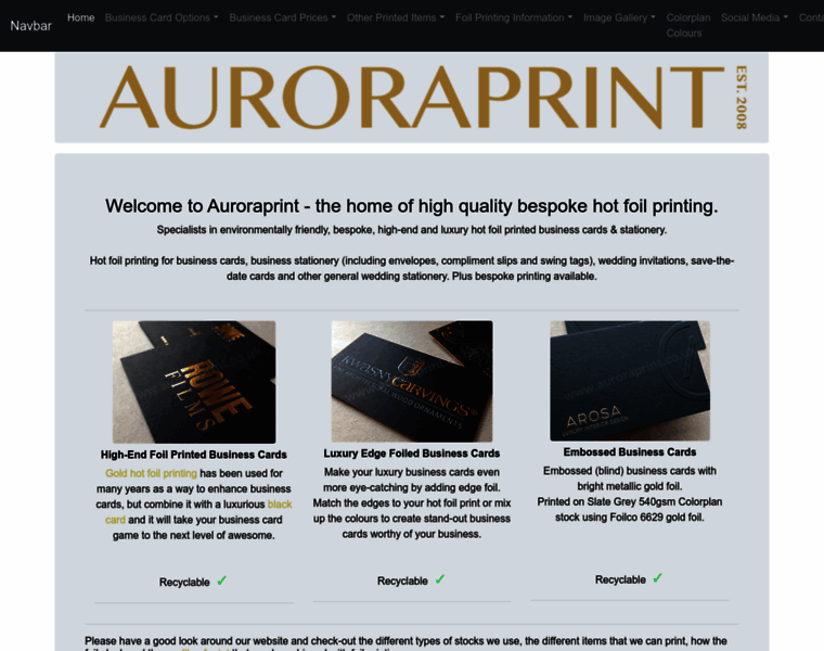Auroraprint.co.uk thumbnail